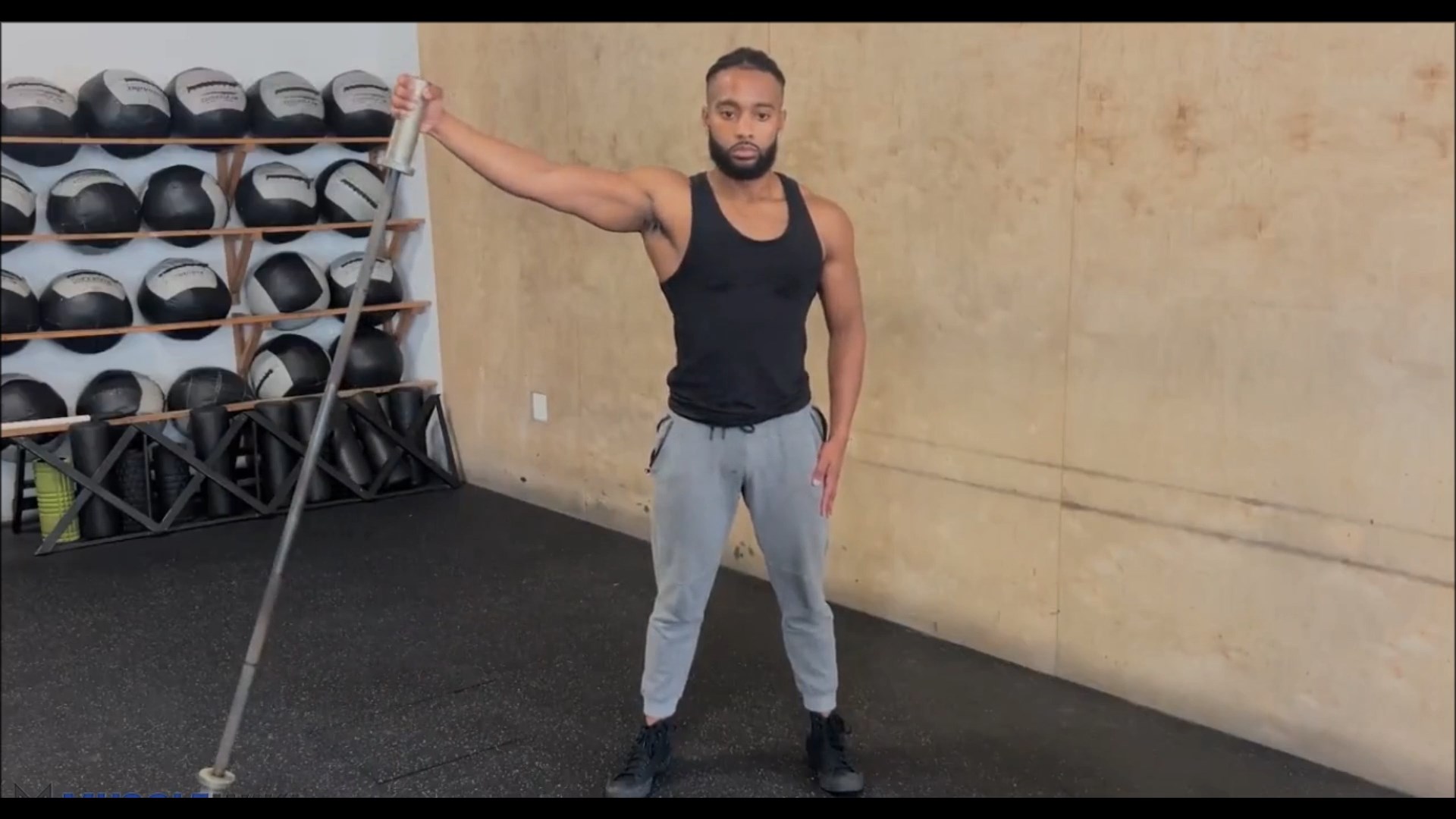 Landmine Lateral Raise/نشر بغل لندماین