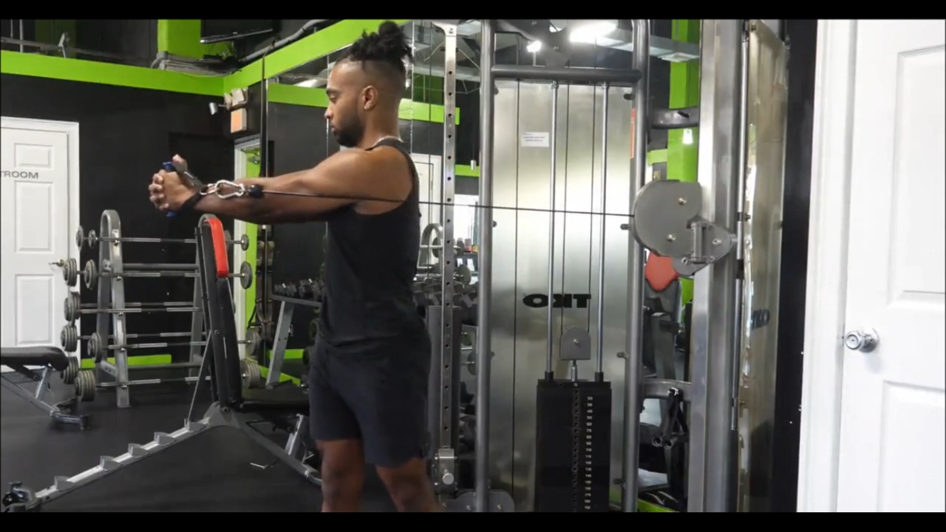 Cable Pallof Press Rotation/چرخش پرس پالوف سیمکش