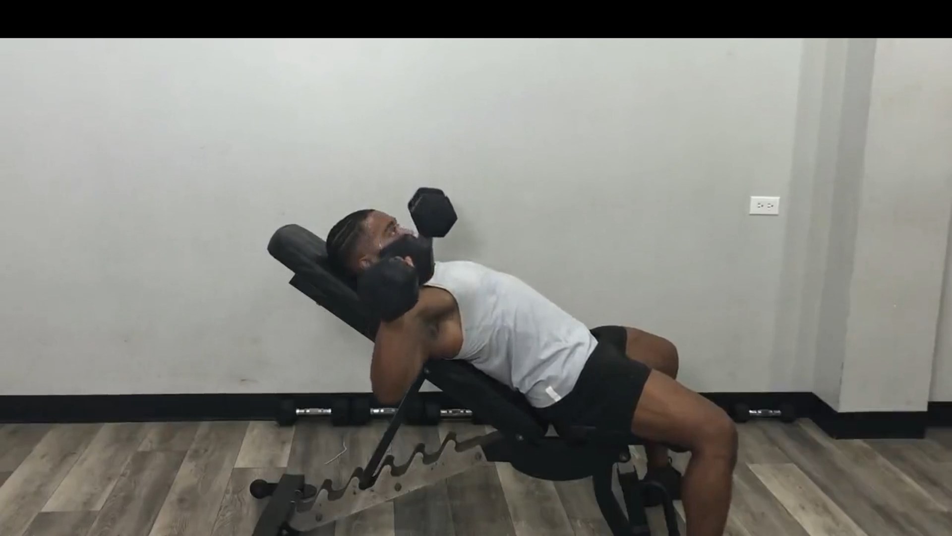 Dumbbell Guillotine Incline Bench Press/پرس بالاسینه دمبل گیوتین