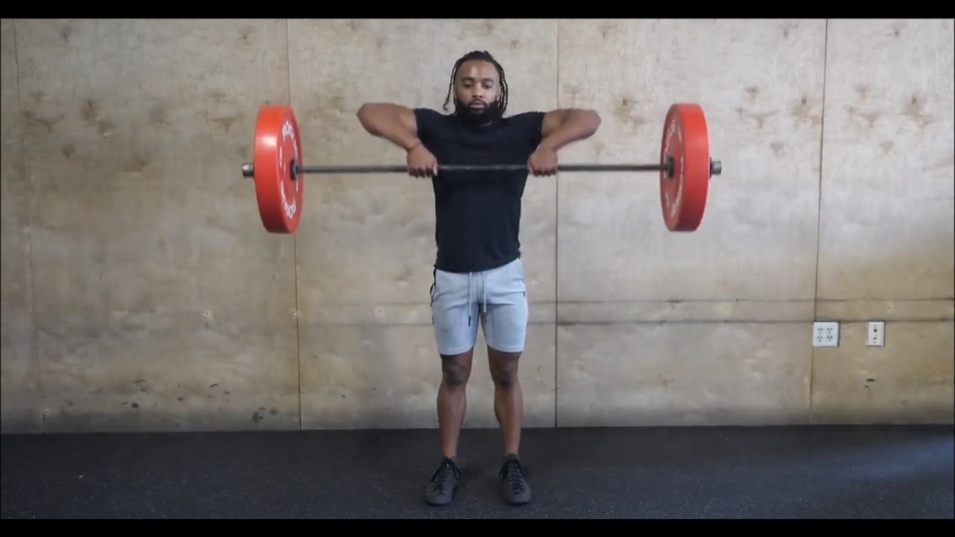 Barbell Upright Row/کول هالتر (عمودی)