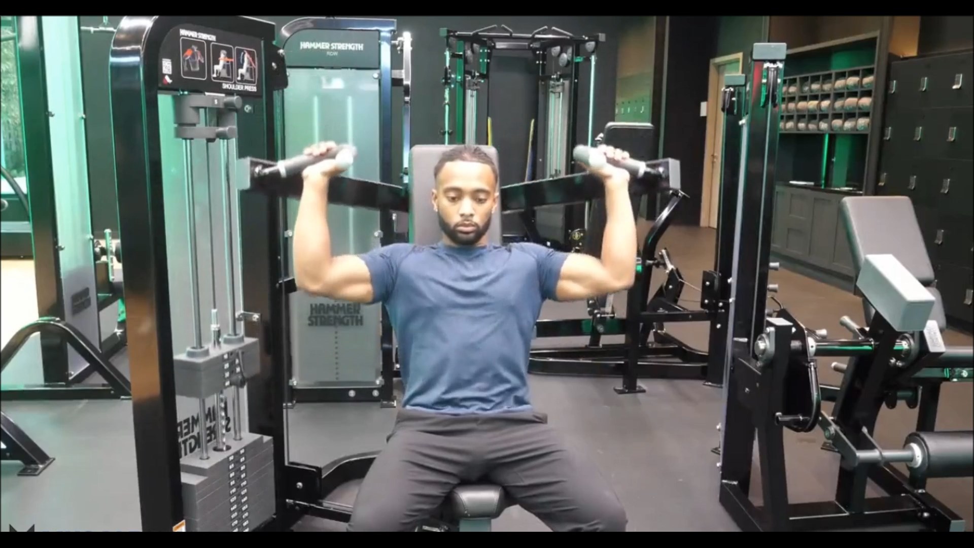 Machine Overhand Overhead Press/ پرس سرشانه  دستگاه دست بالا سر 