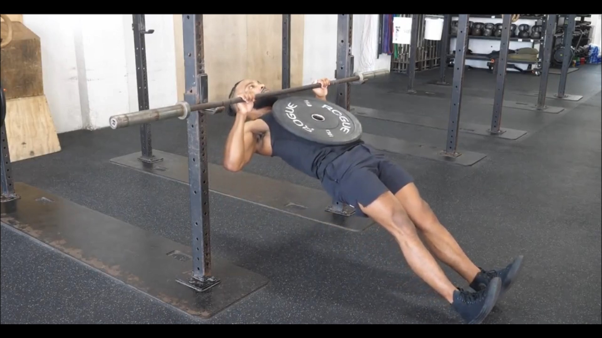 Plate Weighted Inverted Row/بارفیکس زمینی با صفحه