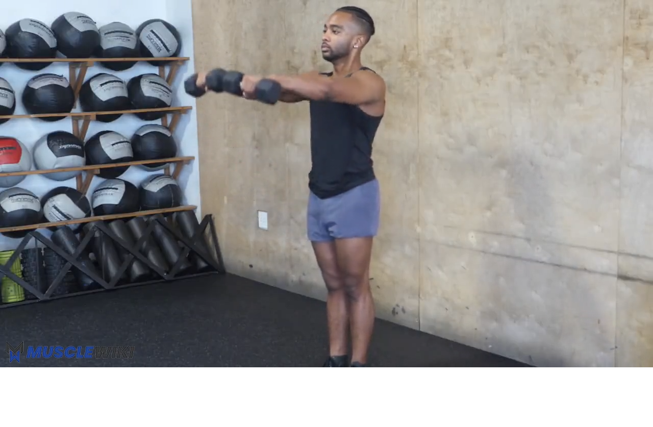نشر از جلو Dumbbell Front Raise